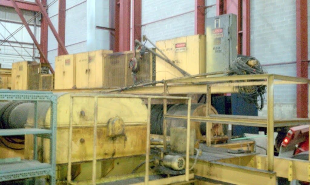200 Ton Whiting Overhead Bridge Crane with 50 Ton Auxiliary Hook For Sale