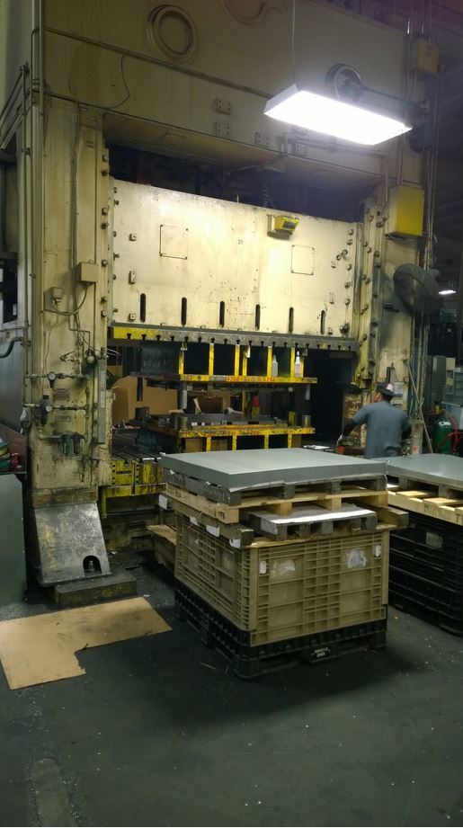 800 Ton Bliss Straight Side Press For Sale