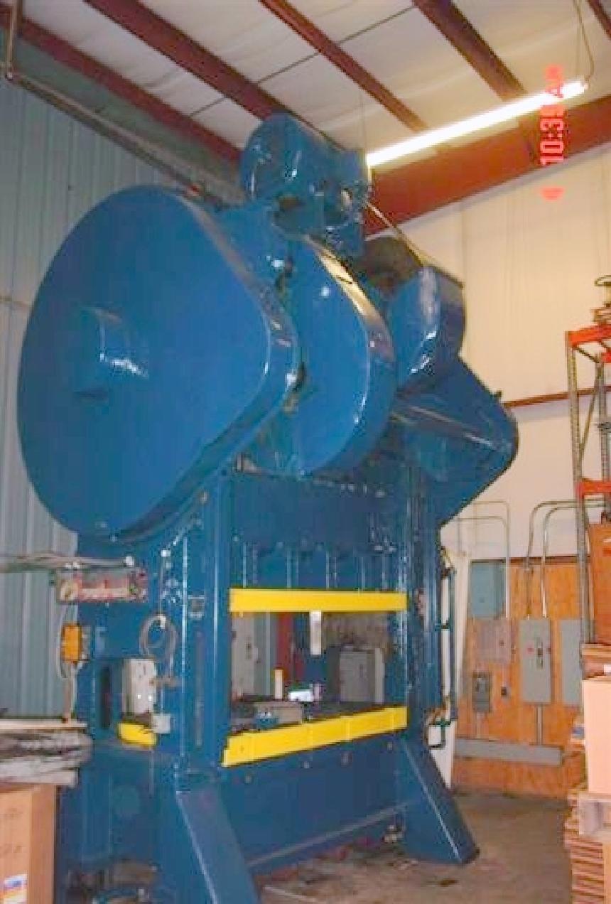 200 Ton Bliss Straight Side Press with 84" x 48" Bed For Sale 200tBlissSSPress84x48