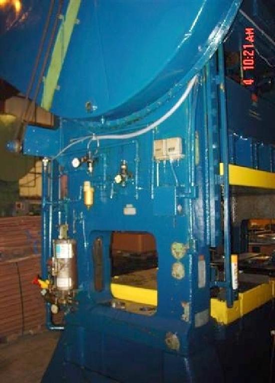200 Ton Bliss Straight Side Press with 84" x 48" Bed For Sale