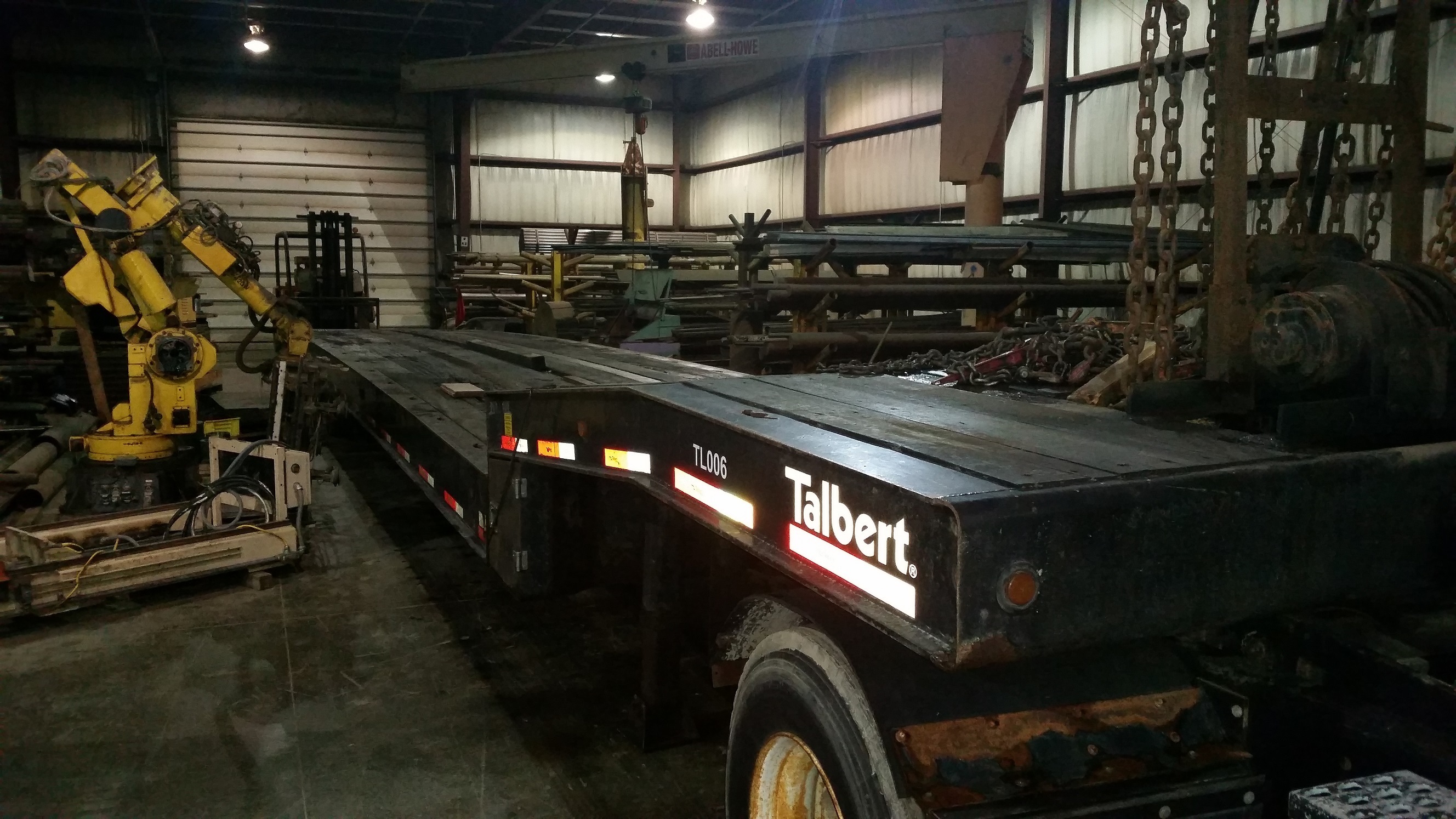 2005 Talbert Trailer with Rolling Axles For Sale