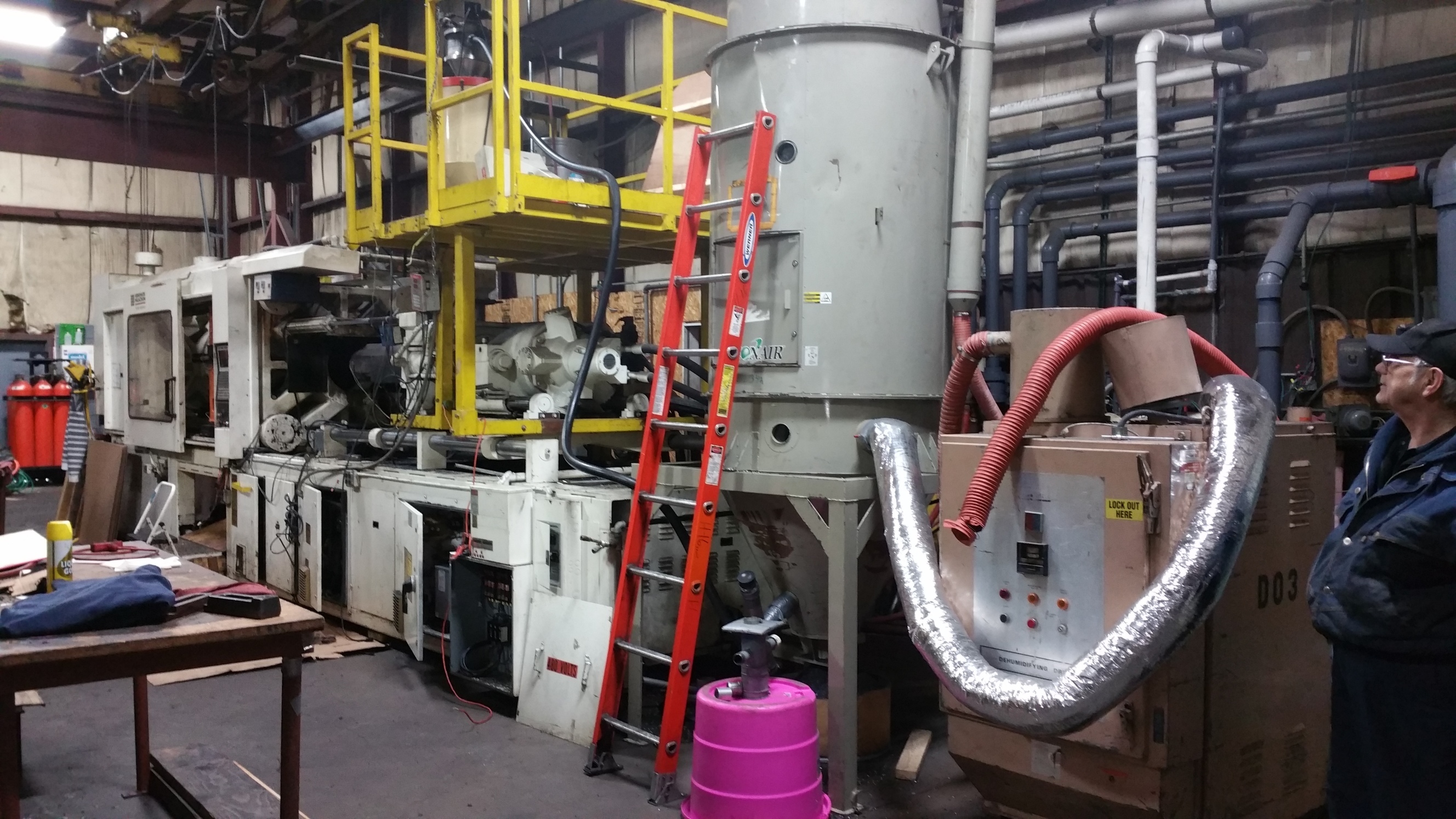 500 Ton Capacity Cincinnati Plastic Injection Molding Machine For Sale
