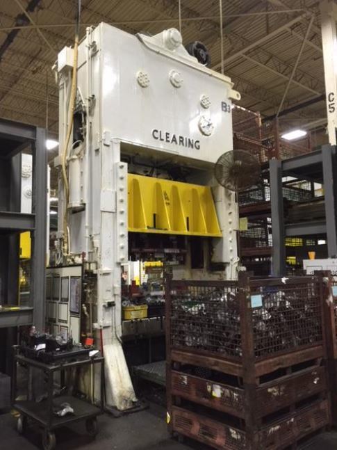 250 Ton Clearing Straight Side Press For Sale