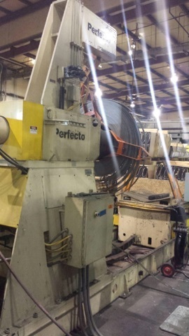 30,000lb. Perfecto Coil Reel & Straightener Feeder For Sale 30kPerfectoCoilReelPerfectoStraightener