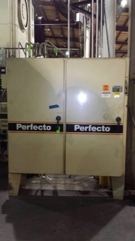 30,000lb. Capacity Perfecto Coil Rell with Perfecto Straightener Feeder For Sale