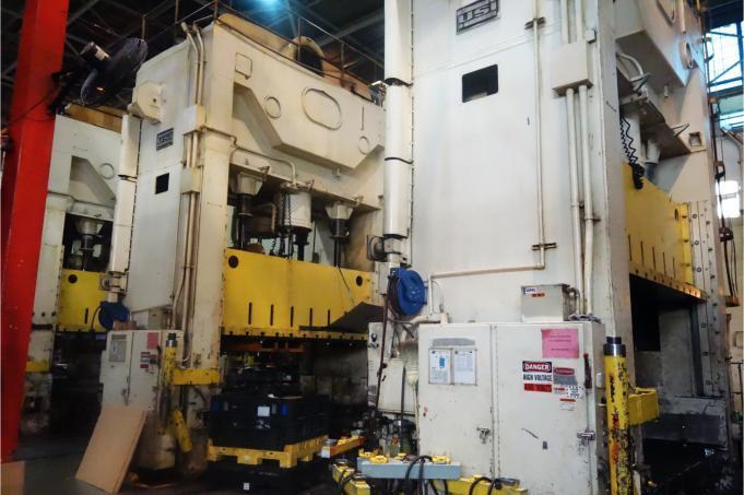 USI Clearing 600 Ton Press For Sale Straight Side 6 Available