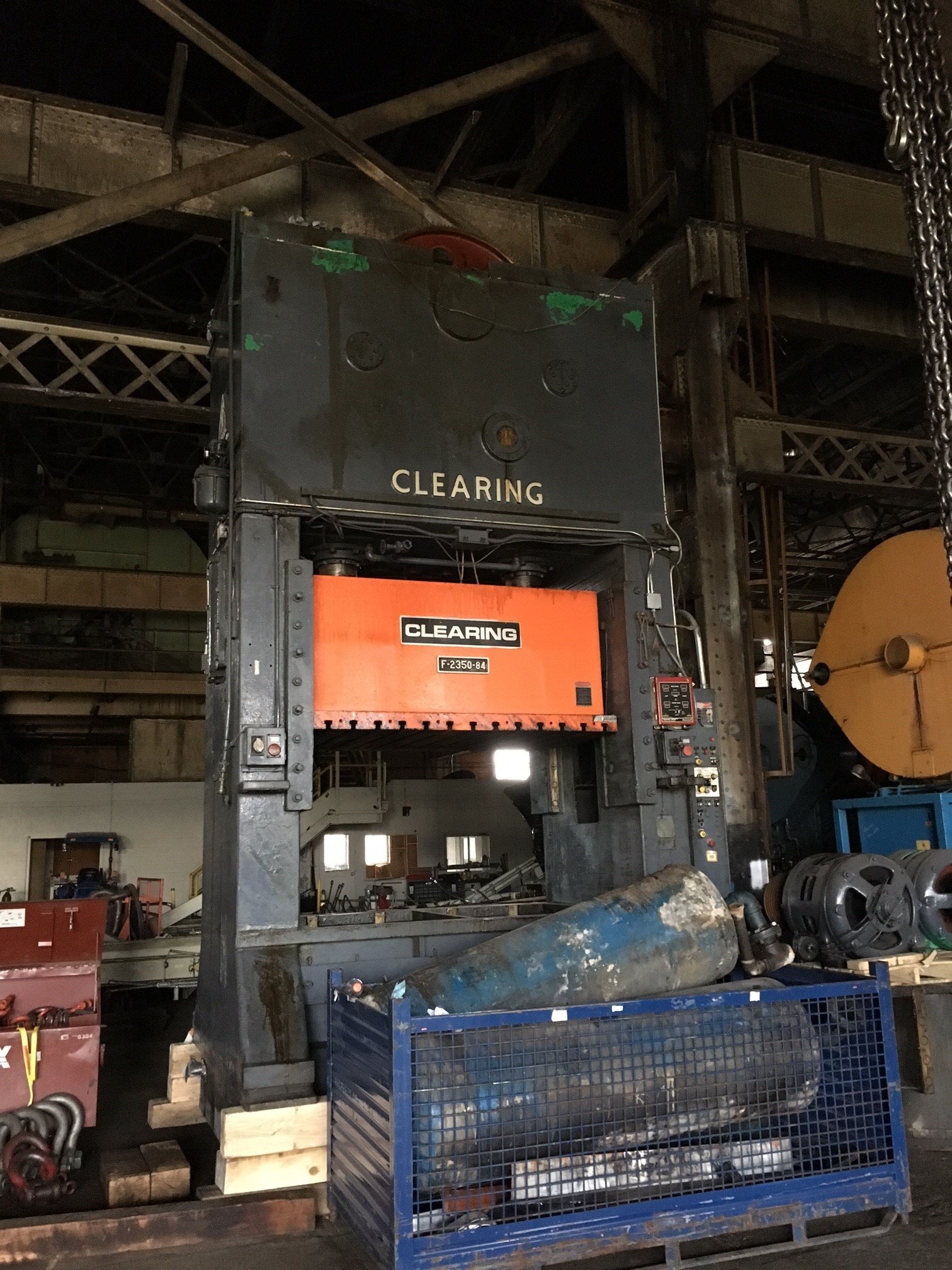 350 Ton Capacity Clearing Straight Side Press For Sale