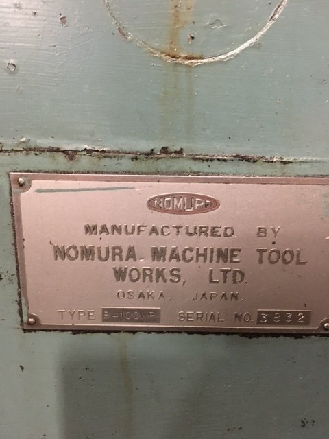 Nomura Boring Mill For Sale