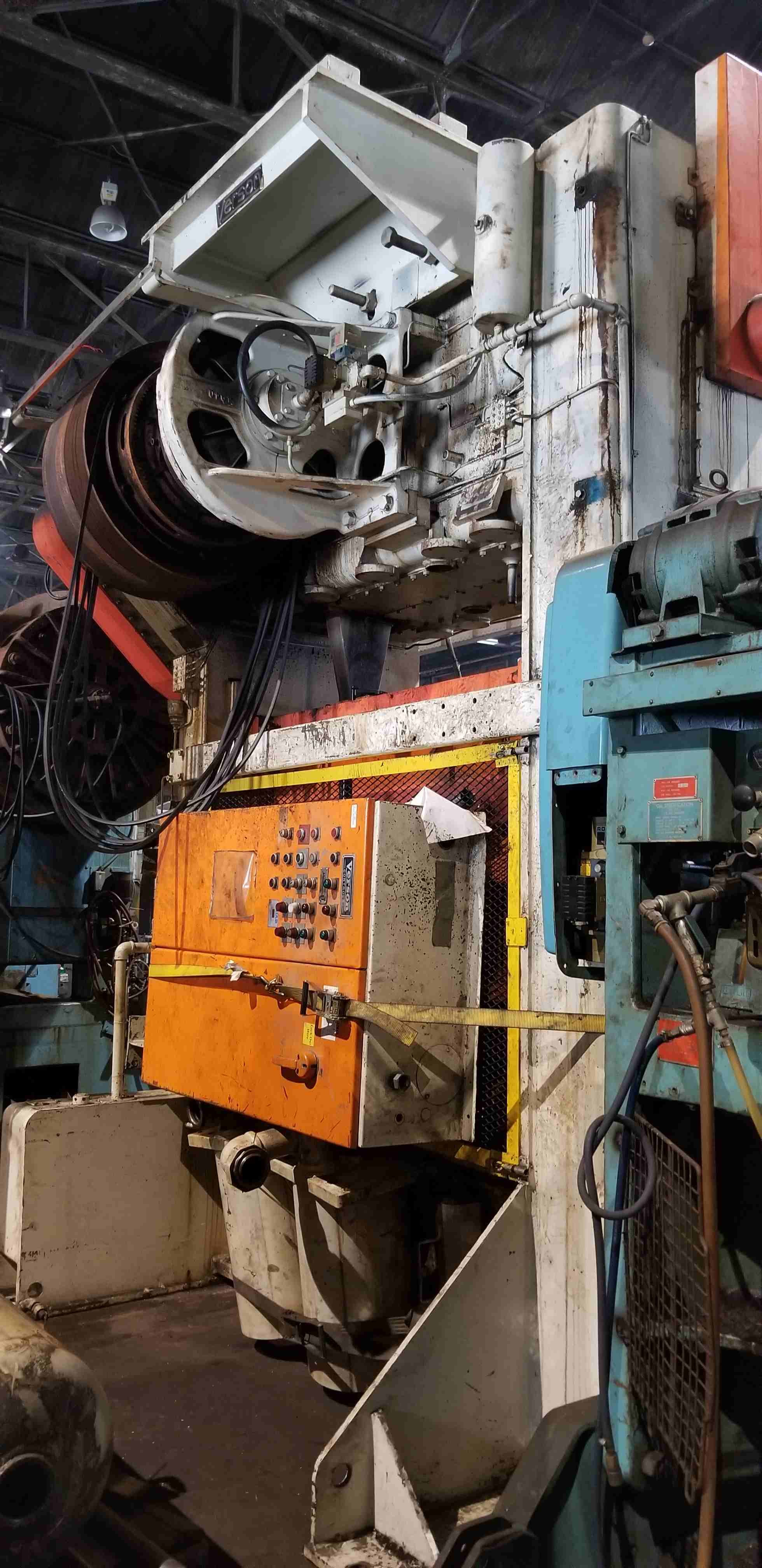 150 Ton Capacity Verson Straight Side Press For Sale