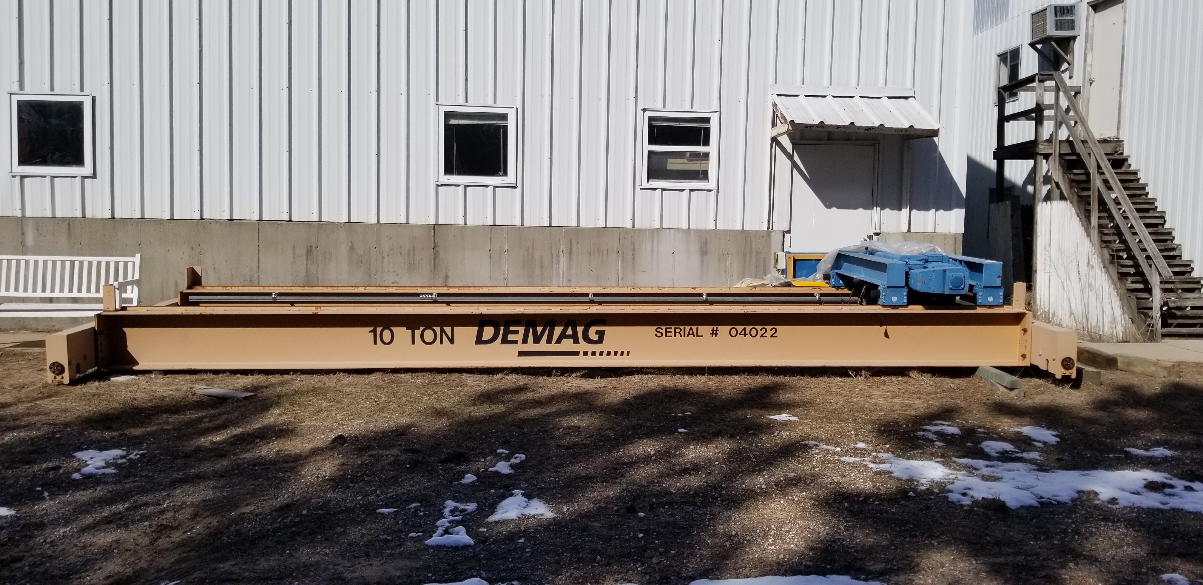 10 Ton Capacity Demag Overhead Bridge Crane For Sale 10tDemagOHBCraneFS