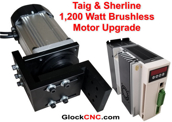 Sherline & Taig Motor Upgrade 1,200 Watt CNC Controllable GM1200