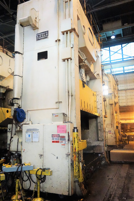 600 Ton Capacity USI Clearing Press For Sale
