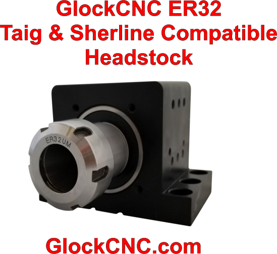 Sherline Taig Spindle Upgrade ER32 Collet Headstock GBER32