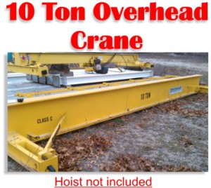 10 Ton Stewart Overhead Bridge Crane