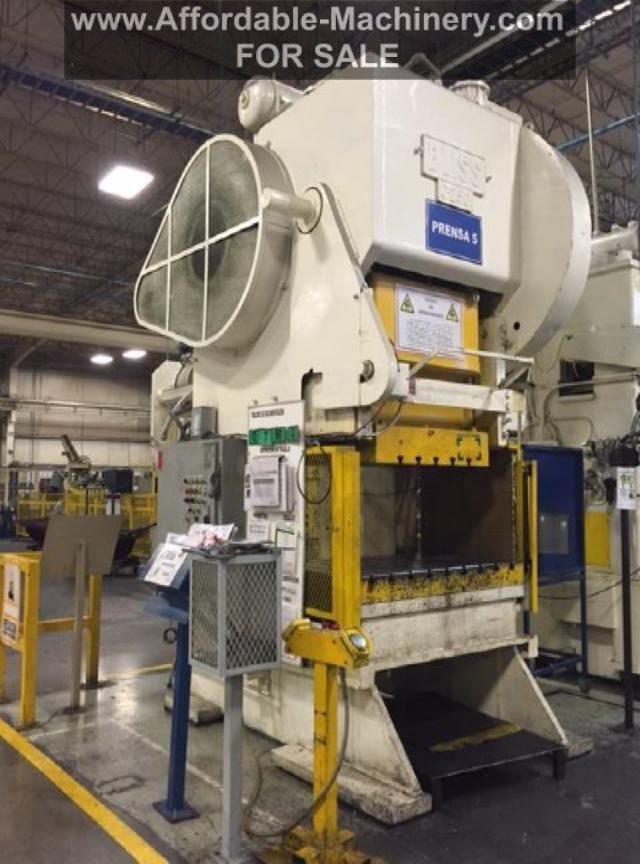 250 Ton Bliss C-250 Stamping Press For Sale Used
