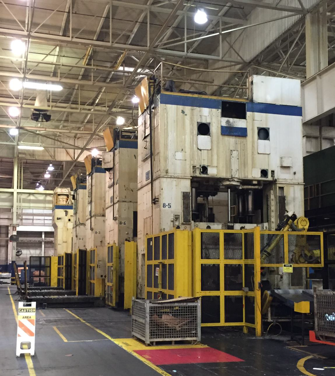 800 Ton USI Clearing Stamping Press Line For Sale 