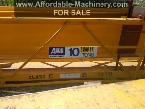 10 Ton Capacity Acco Overhead Bridge Crane For Sale